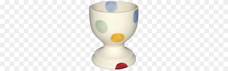 Emma Bridgewater Polka Dot Egg Cup, Glass, Goblet, Art, Porcelain Png