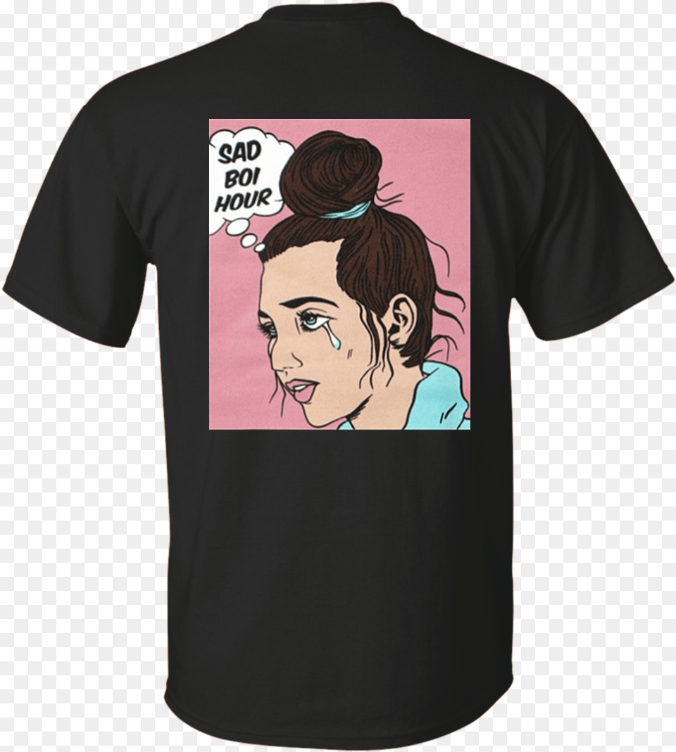 Emma Chamberlain Sad Boi Hour Hoodie, Clothing, T-shirt, Adult, Female Free Png Download