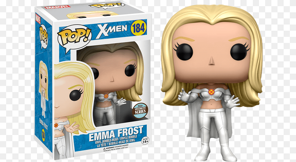 Emma Frost Funko Pop, Baby, Person, Doll, Toy Png