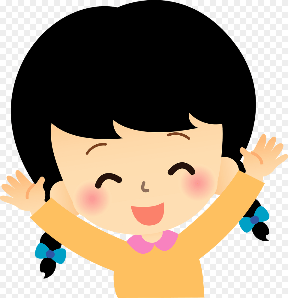 Emma Girl Is Expressing Joy Clipart, Baby, Person, Face, Head Free Png