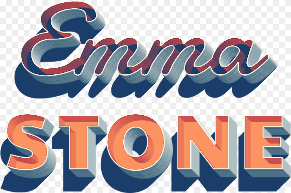 Emma Stone 3d Letter Name Graphic Design, Dynamite, Text, Weapon, Tape Free Transparent Png