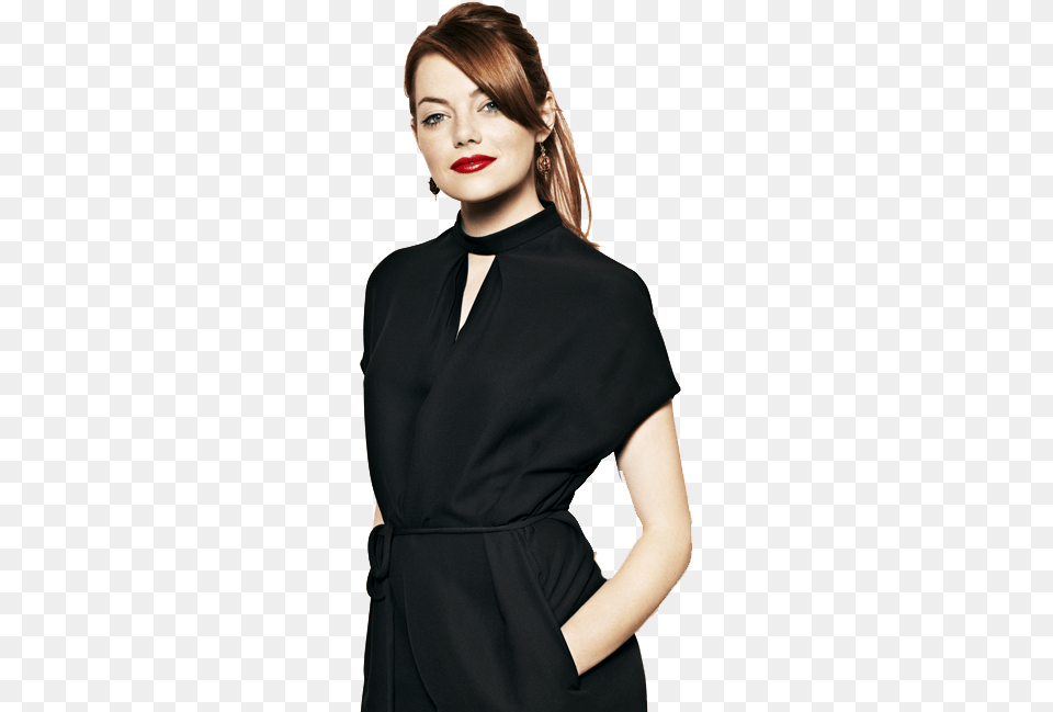 Emma Stone Download Emma Stone Transparent, Adult, Sleeve, Person, Long Sleeve Png Image