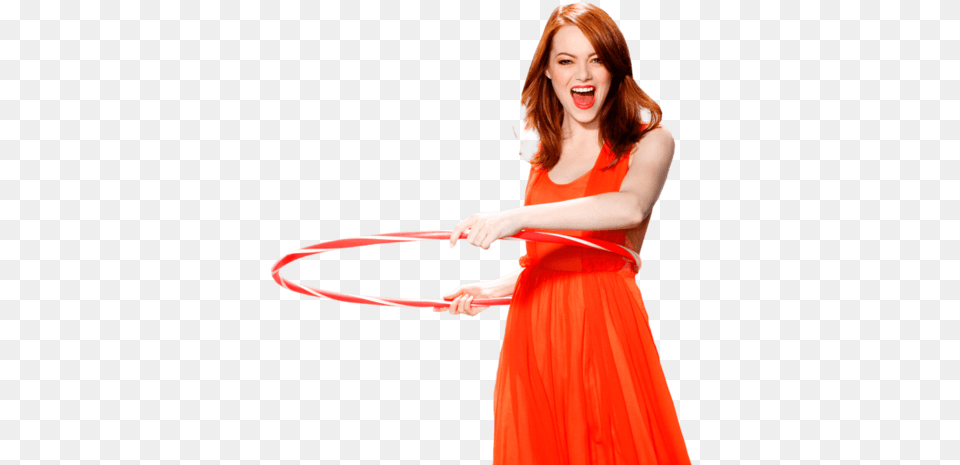 Emma Stone Hula Hoop Emma Stone 2017 Hd, Adult, Person, Woman, Female Free Png