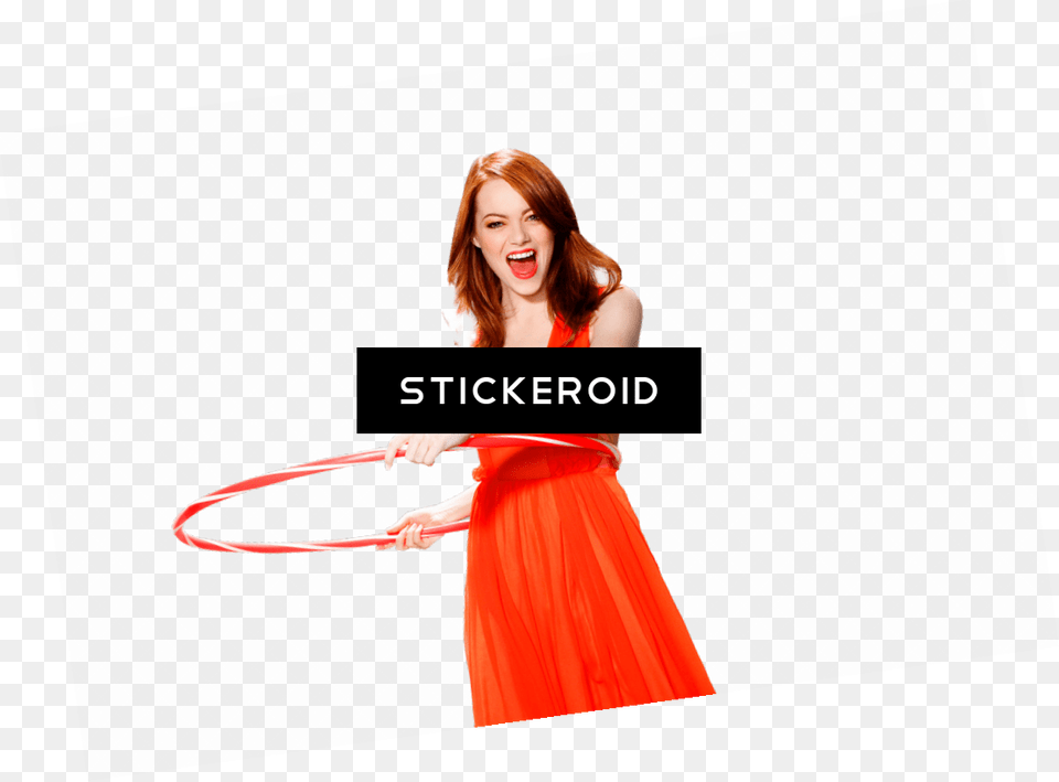 Emma Stone Hula Hoop Girl, Adult, Person, Woman, Female Png
