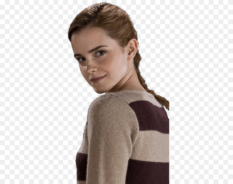Emma Watson, Knitwear, Clothing, Sweater, Face Png Image