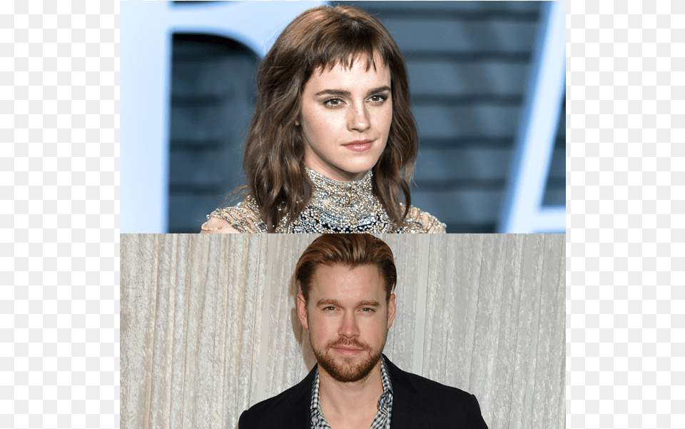 Emma Watson Couple Chord Overstreet, Head, Person, Face, Fashion Free Png