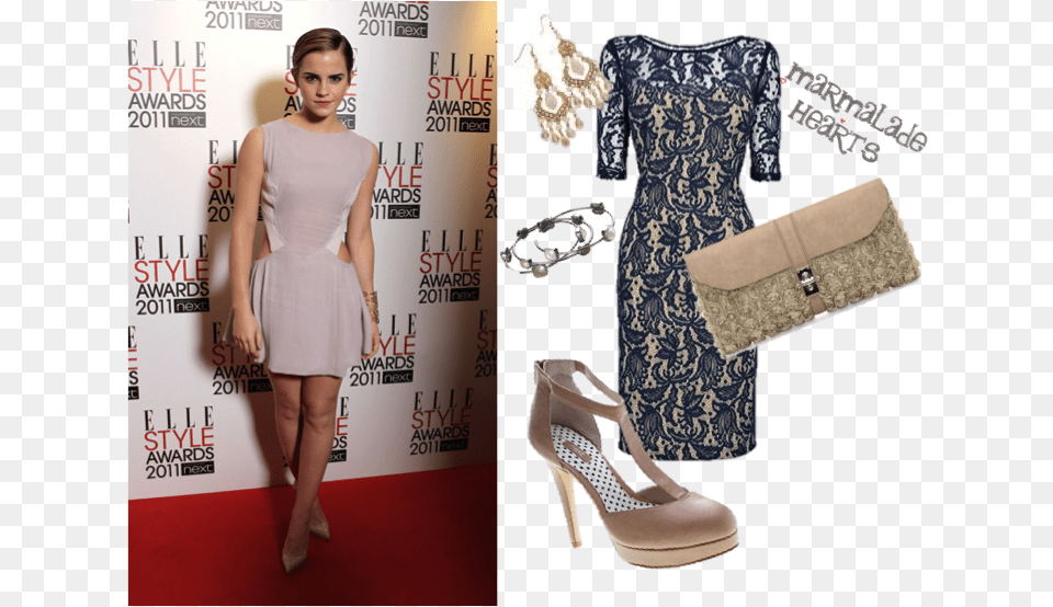 Emma Watson Elle Style Awards, Woman, Shoe, Person, High Heel Free Png