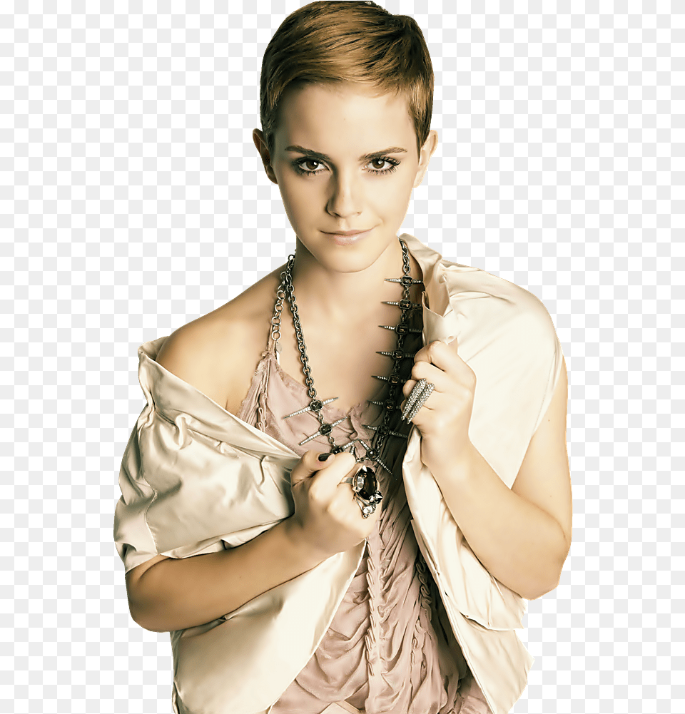 Emma Watson Emma Watson Marie Claire, Accessories, Person, Necklace, Jewelry Free Png Download