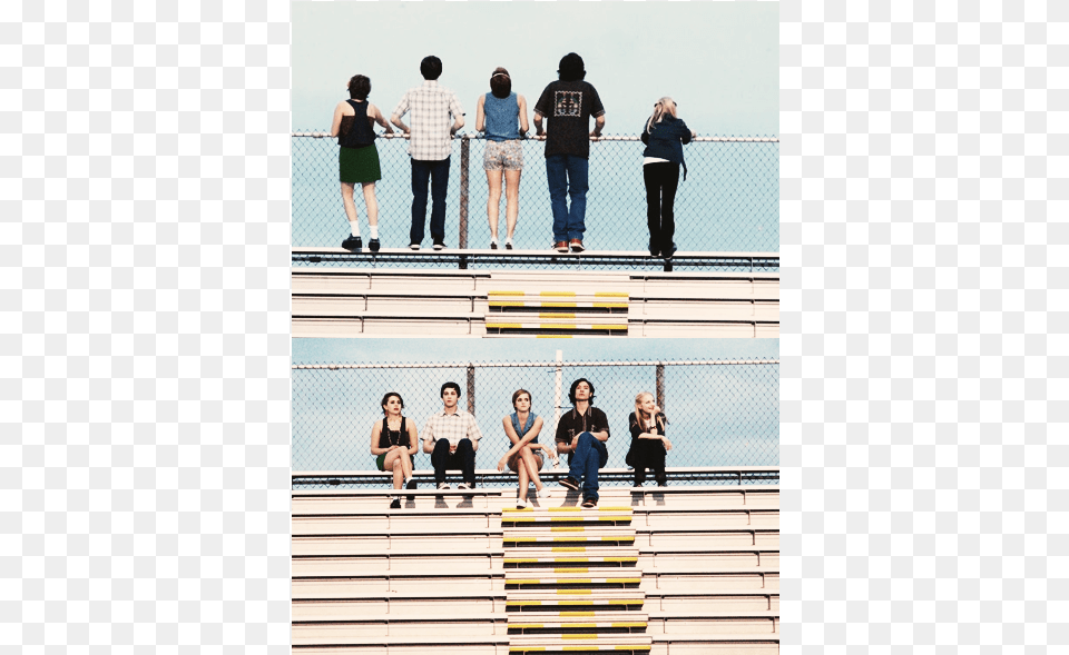 Emma Watson Ezra Miller And Logan Lerman Perks Of Being A Wallflower Extras, Woman, Shorts, Person, People Png Image
