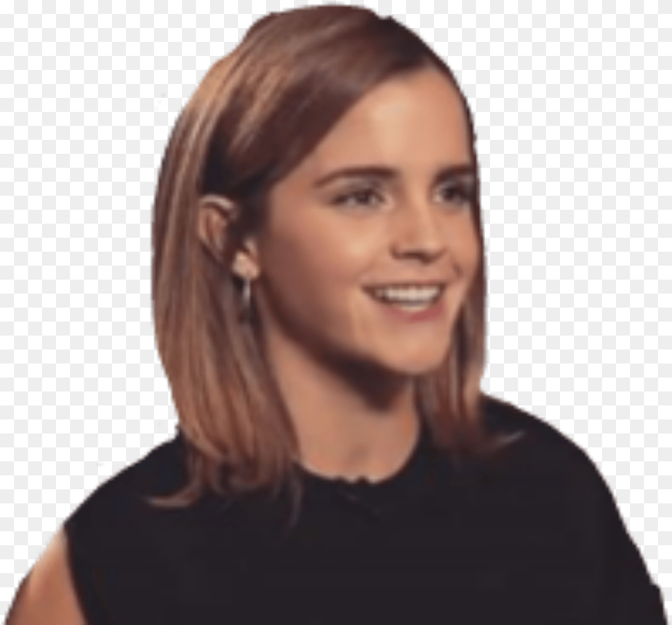 Emma Watson Girl, Head, Smile, Face, Happy Free Png