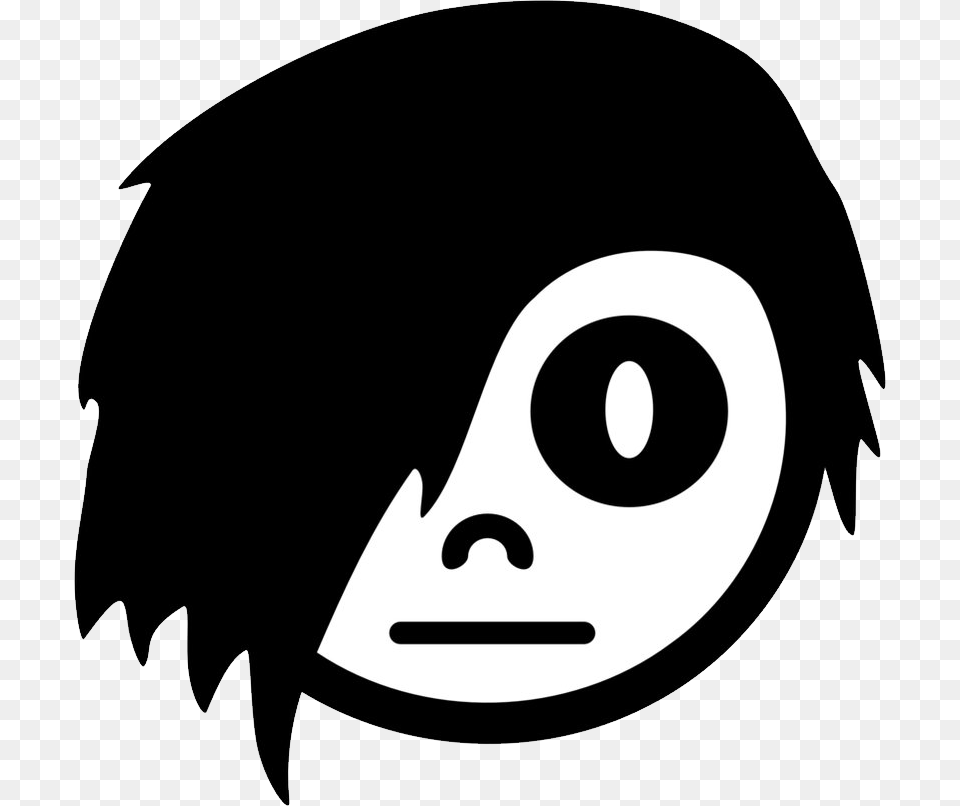 Emo, Stencil, Silhouette, Person Free Png Download