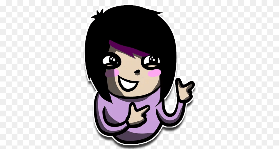 Emo, Purple, Baby, Person, Face Free Transparent Png
