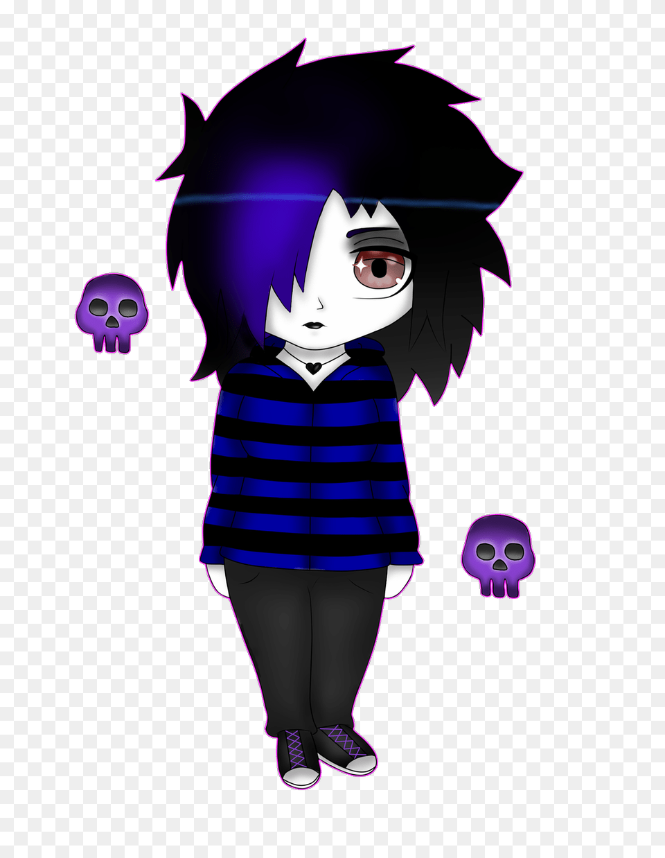 Emo, Purple, Adult, Person, Woman Free Png