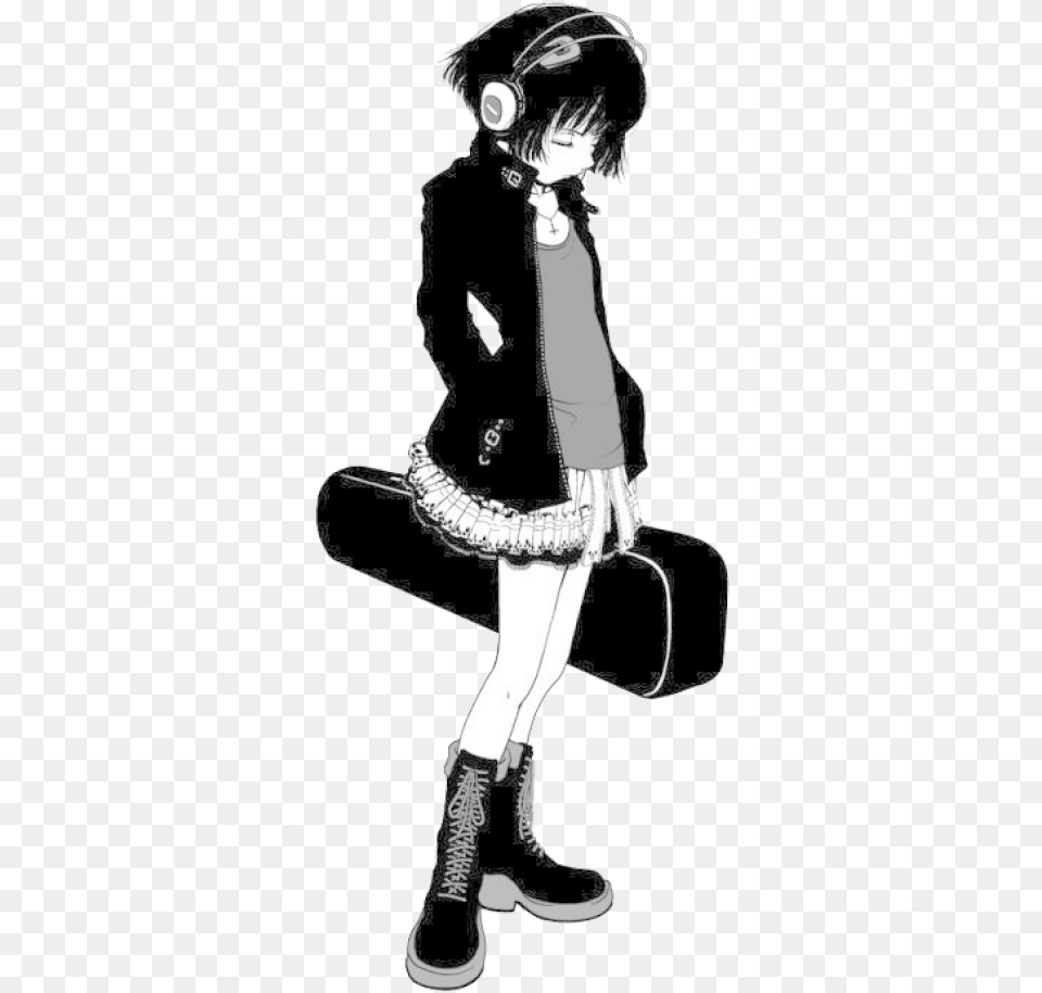 Emo Anime Girl, Book, Publication, Comics, Child Free Png