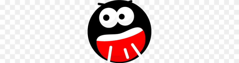 Emo Emoticon Black Screaming Icon Of Flat Smiley Icons, Food, Sweets, Candy, Nature Png