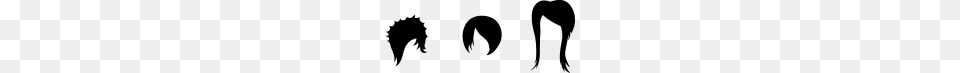 Emo Hair, Gray Free Transparent Png