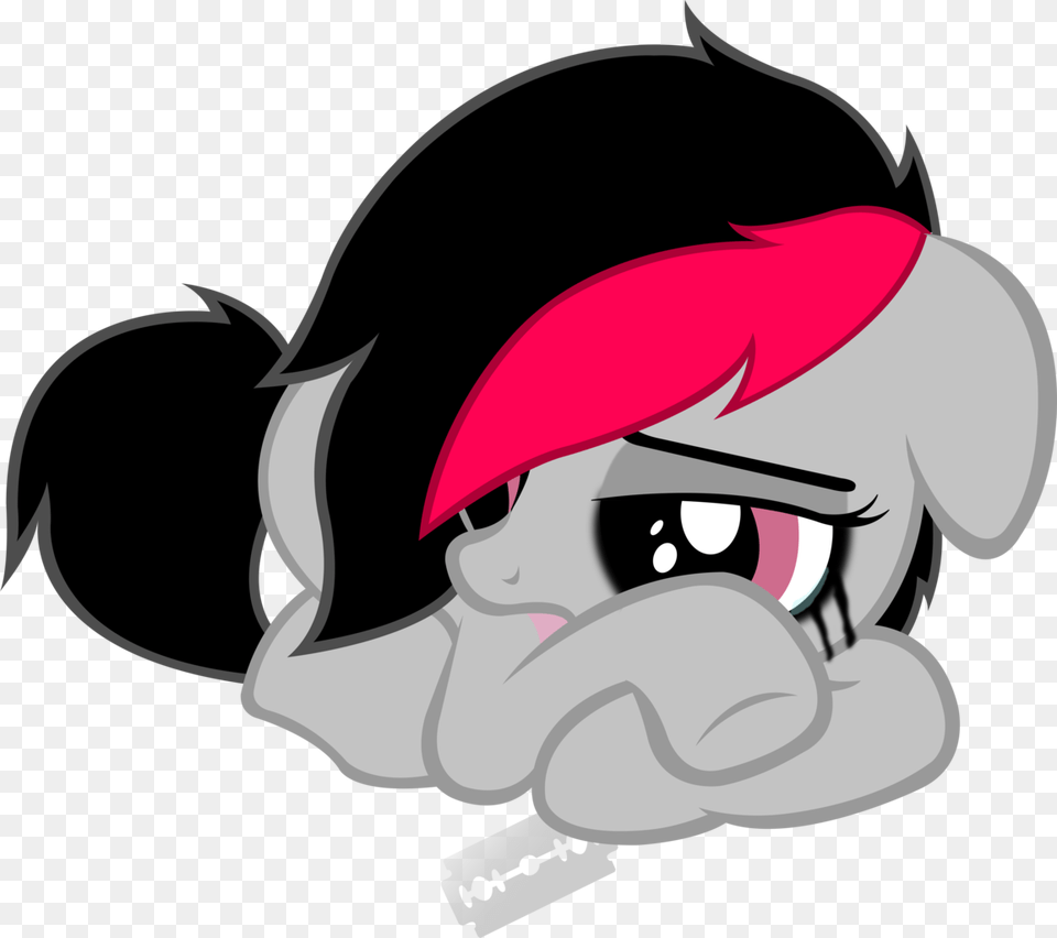 Emo Mlp Oc Oc Emo My Little Pony, Book, Comics, Publication, Person Free Png Download