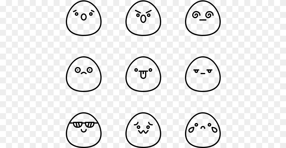 Emoji, Gray Free Transparent Png