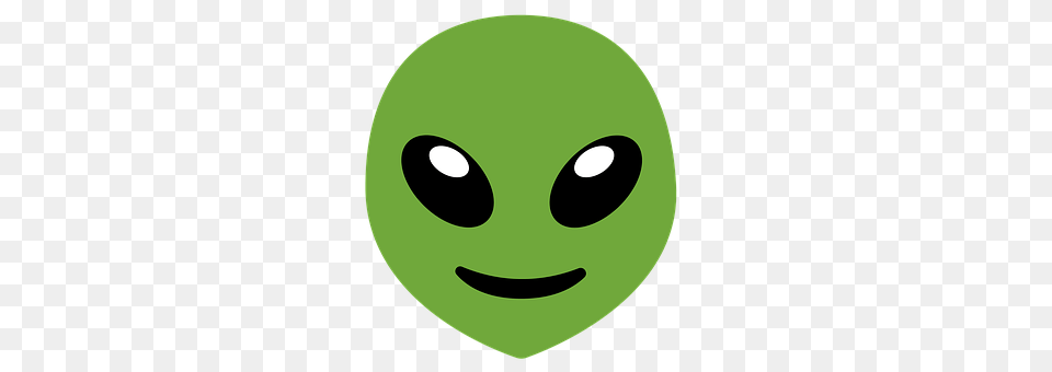 Emoji, Alien, Green, Disk, Mask Png Image