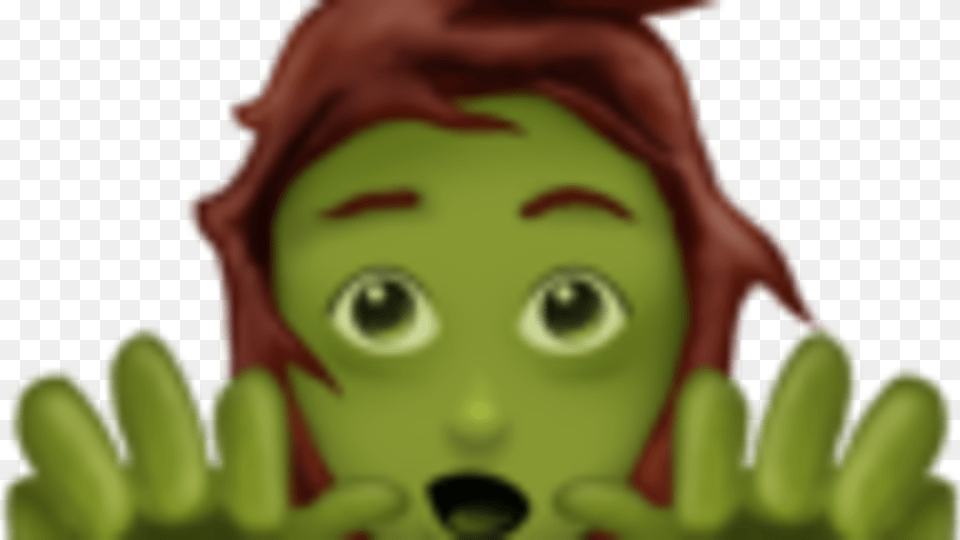 Emoji, Green, Elf, Face, Head Free Png