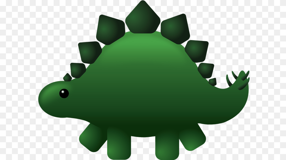 Emoji 3 Stegosaurus Clip Art, Green, Accessories, Gemstone, Jade Free Png Download