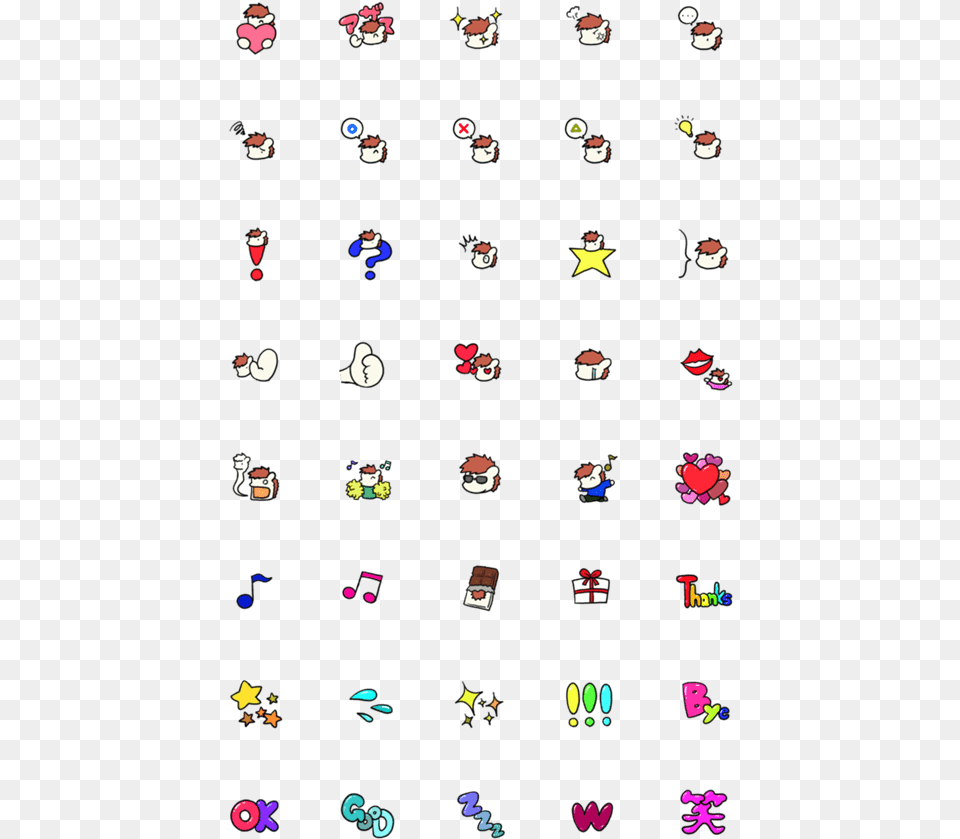 Emoji, Paper, Person, Confetti Free Png Download