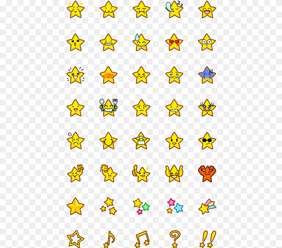 Emoji, Star Symbol, Symbol, Face, Head Free Transparent Png