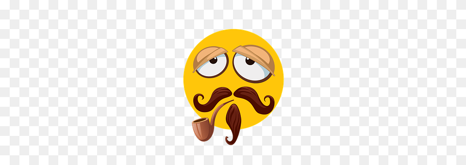 Emoji, Face, Head, Person, Mustache Png