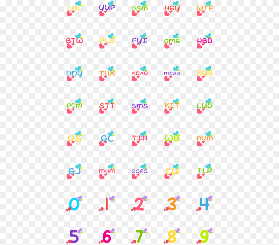 Emoji, Text, Number, Symbol, Alphabet Free Transparent Png