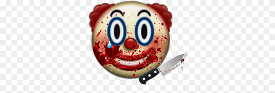 Emoji Aesthetic Grunge Edgy Trippy Rot Clown Aesthetic Clown Emoji, Birthday Cake, Food, Dessert, Cream Free Transparent Png