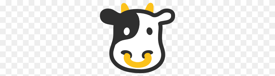 Emoji Android Cow Face, Livestock, Animal, Cattle, Mammal Png