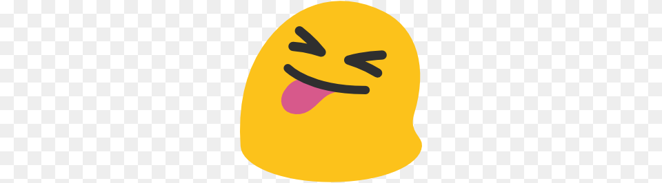 Emoji Android Face With Stuck Out Tongue And Tightly Closed Eyes, Clothing, Hat, Cap Free Transparent Png