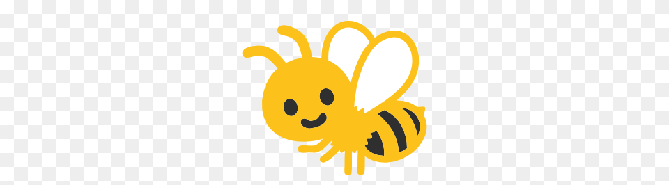 Emoji Android Honeybee, Animal, Bee, Insect, Invertebrate Free Png Download