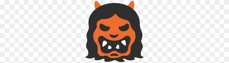 Emoji Android Japanese Ogre, Animal, Wildlife, Mammal, Bear Png Image