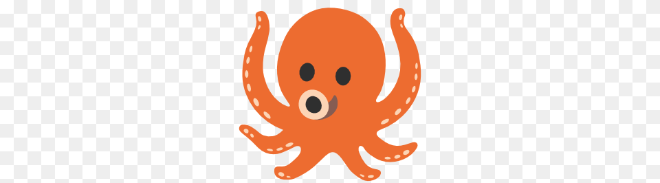 Emoji Android Octopus, Animal, Sea Life, Invertebrate, Mammal Png