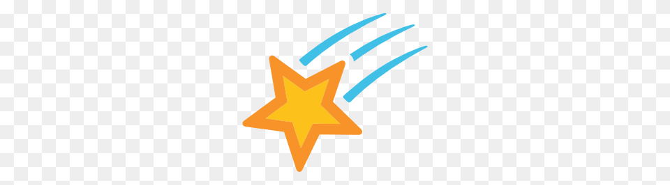 Emoji Android Shooting Star, Star Symbol, Symbol Free Png