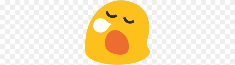 Emoji Android Sleepy Face, Egg, Food Free Png Download