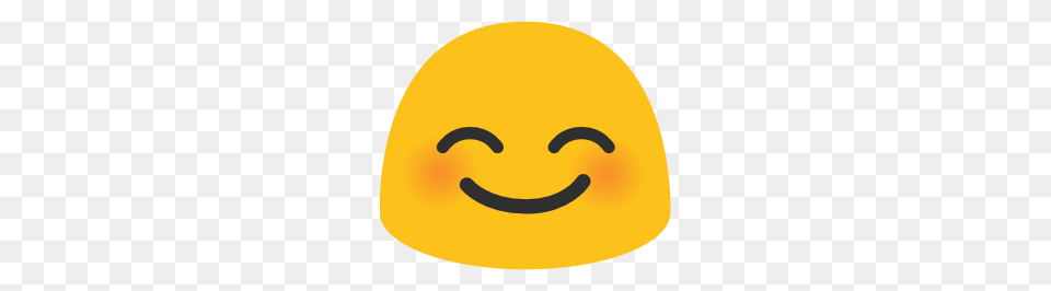 Emoji Android Smiling Face With Smiling Eyes, Clothing, Hat, Cap, Hardhat Png