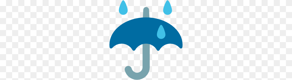 Emoji Android Umbrella With Rain Drops, Electronics, Hardware, Canopy, Animal Free Transparent Png
