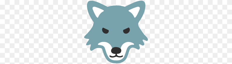 Emoji Android Wolf Face, Animal, Canine, Dog, Mammal Free Png