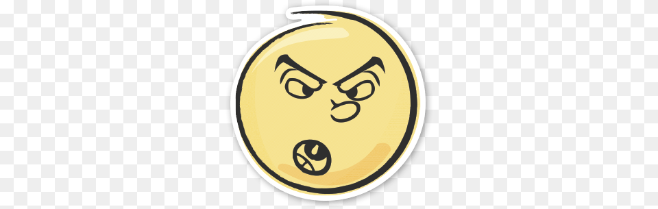 Emoji Angry Face, Gold, Person, Head Free Transparent Png