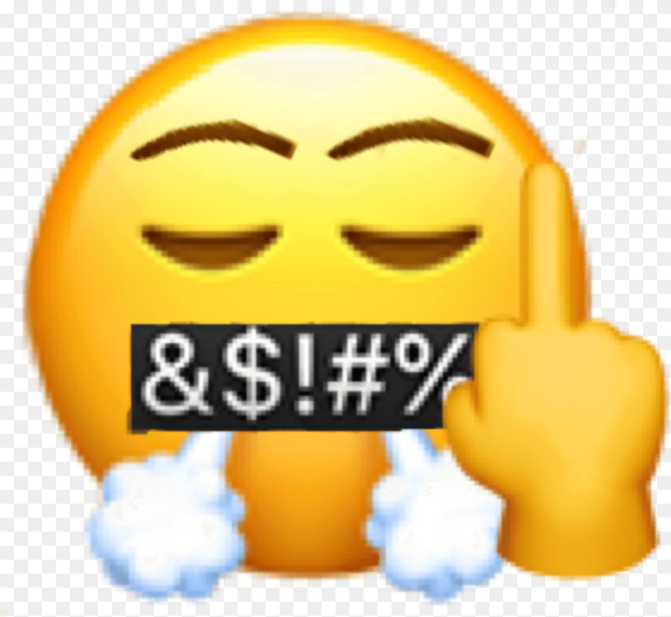 Emoji Angry Iphone Angryfacefreetoedit Smiley, Baby, Person Free Transparent Png