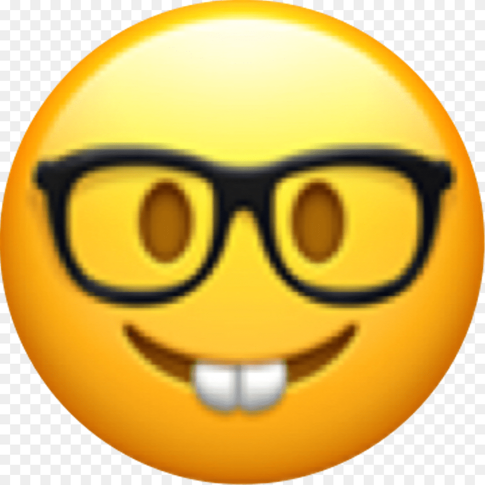 Emoji Apple Nerd Emoji, Accessories, Glasses, Sky, Outdoors Png