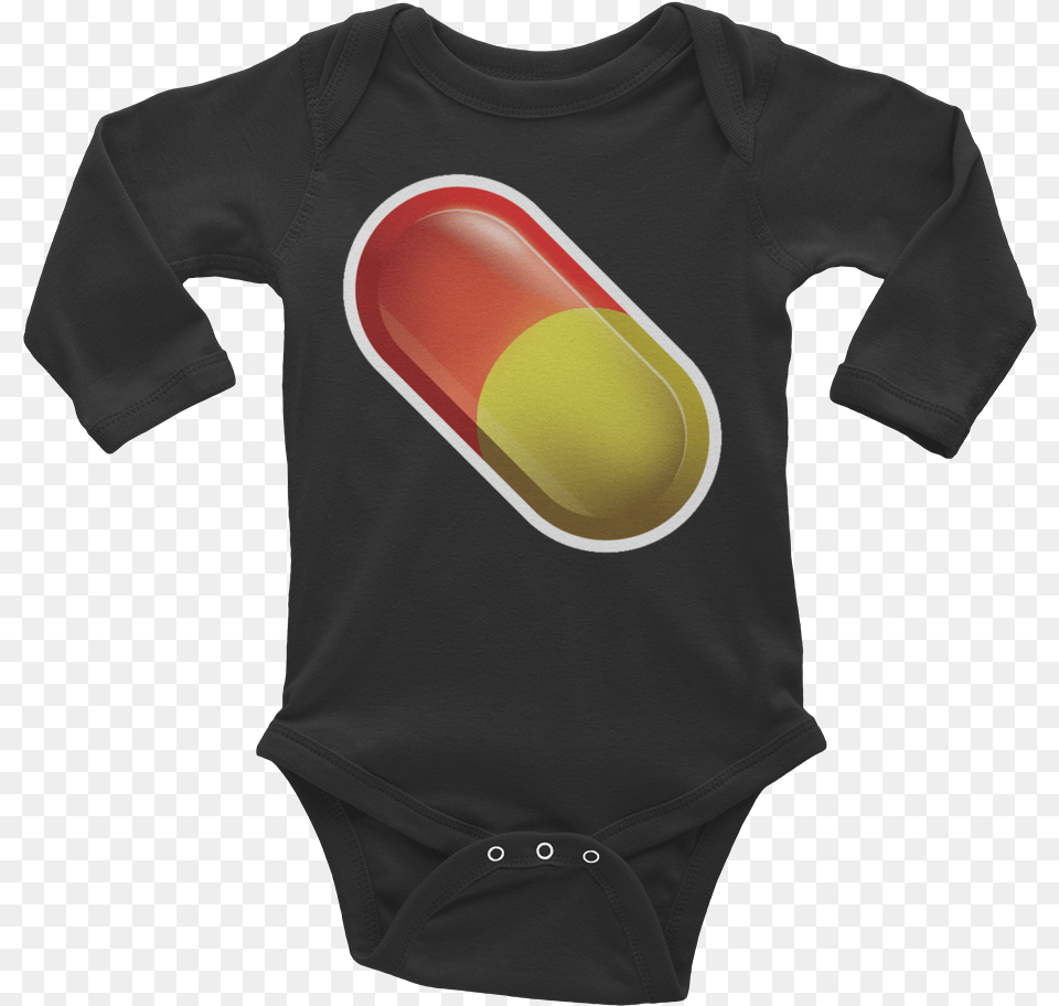 Emoji Baby Long Sleeve One Piece Me And Grandpa Onesie, Clothing, T-shirt, Medication Png Image