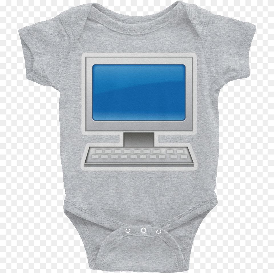 Emoji Baby Short Sleeve One Piece, Clothing, T-shirt, Person, Electronics Free Png