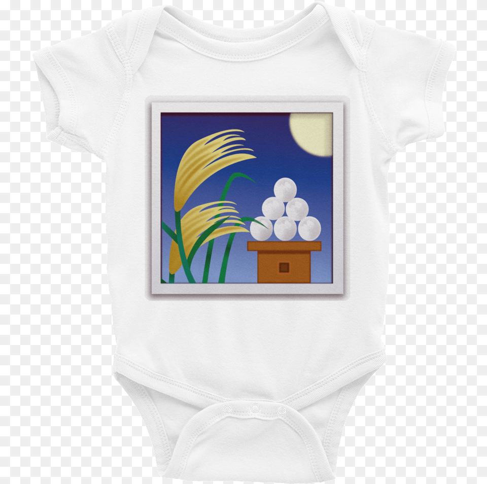 Emoji Baby Short Sleeve One Piece Crescent, Clothing, T-shirt Free Transparent Png