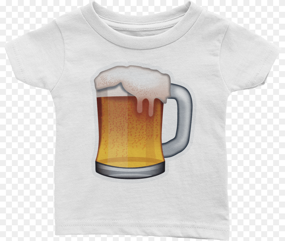Emoji Baby T Shirt Beer Mug Clipart Background, Alcohol, Glass, Cup, T-shirt Free Transparent Png