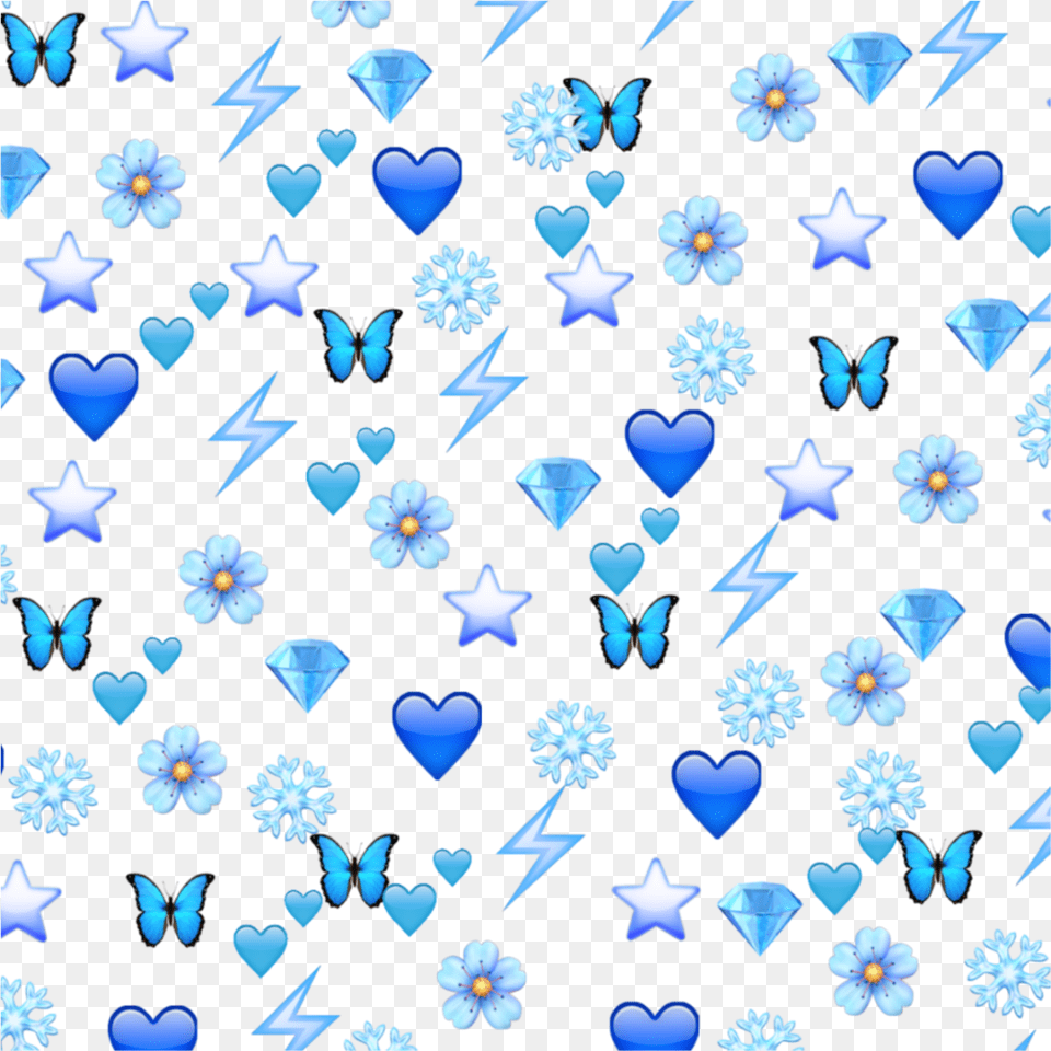 Emoji Background Date Blue Heart Emoji Background Png