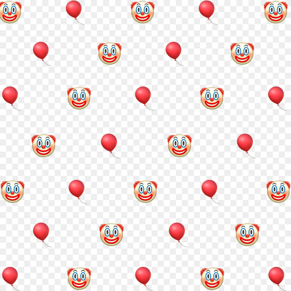 Emoji Background Emojibackground Clown It It2 Emoji Clowns Background Balloon, Electrical Device, Microphone, Ball Free Transparent Png