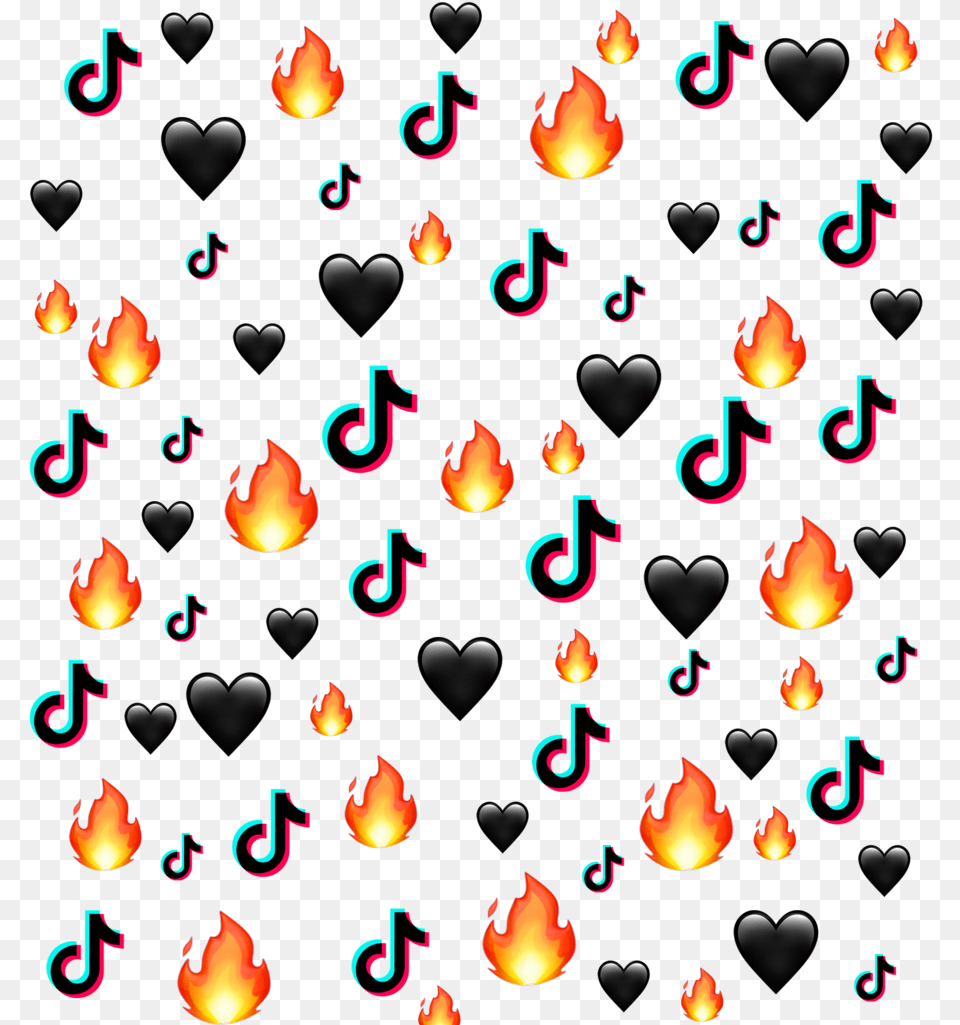 Emoji Background Tiktok Freetoedit Tik Tok Zoe And Lexi, Fire, Flame, Text Free Png Download